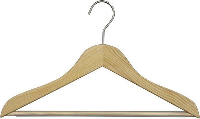 MAWA Kleiderbügel »Classic 45/RFS«, (Set, 5-tlg), Holzbügel aus Eschenholz-Kleiderbügel-Inspirationen
