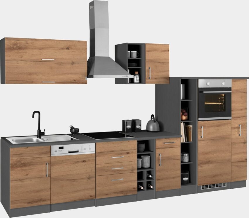 HELD MÖBEL Küchenzeile »Colmar«, ohne E-Geräte, Breite 360 cm-Küchenzeilen-Ideen für dein Zuhause von Home Trends