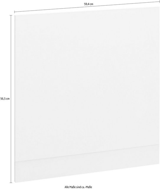 wiho Küchen Frontblende »Unna«, 60 cm breit, für teilintegrierbaren Geschirrspüler-Sockelblenden-Inspirationen