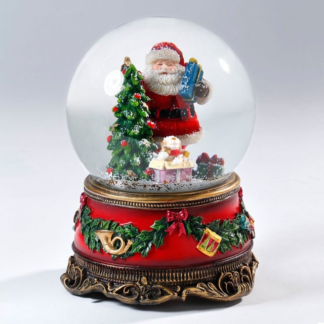 CHRISTMAS GOODS by Inge Spieluhr »Santa«, (1-tlg), zum Aufziehen, Schneekugel-Spieluhren-Inspirationen