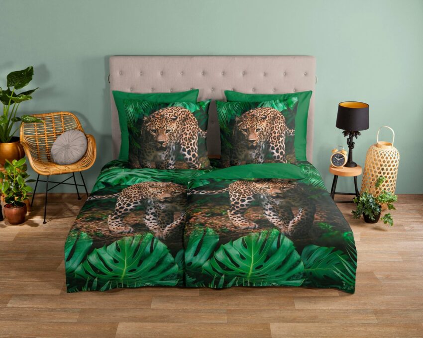 Wendebettwäsche »Youri«, good morning, mit Leopard-Bettwäsche-Ideen für dein Zuhause von Home Trends