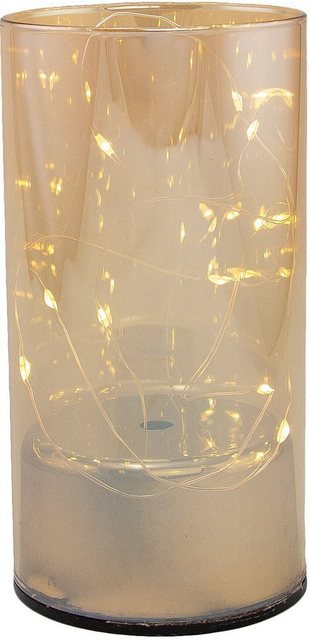 Dekolicht, aus Glas, mit 10 LEDs, Höhe ca. 15 cm-Lampen-Inspirationen