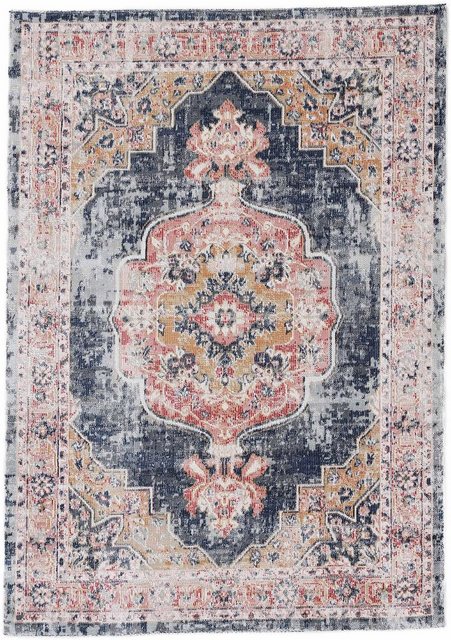 Teppich »Omen_4«, carpetfine, rechteckig, Höhe 3 mm, Orient Vintage Look-Teppiche-Inspirationen