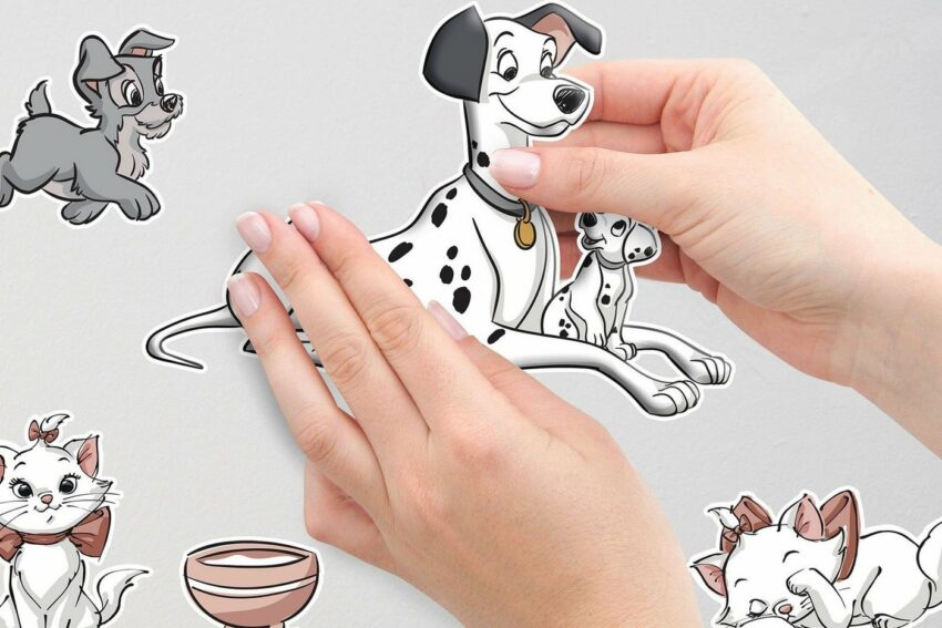 Komar Wandtattoo »Disney Cats and Dogs« (27 Stück), 50 x 70 cm-Wandtattoos-Ideen für dein Zuhause von Home Trends