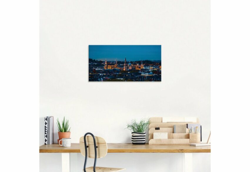 Artland Glasbild »Aachen Skyline II«, Deutschland (1 Stück)-Bilder-Ideen für dein Zuhause von Home Trends