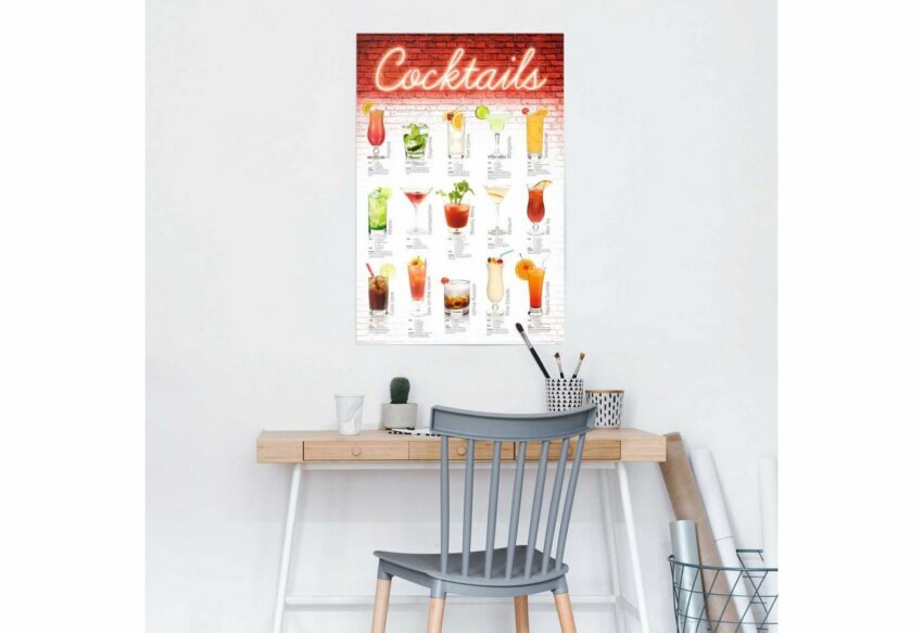 Reinders! Poster »Cocktails Rezepte«, (1 Stück)-Bilder-Ideen für dein Zuhause von Home Trends