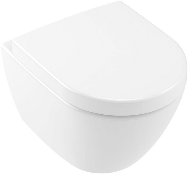 Villeroy & Boch Tiefspül-WC »Subway compact 2.0 verkürzt«, DirectFlush offener Spülrand ohne CeramicPlus Beschichtung, weiß-WC-Becken-Inspirationen