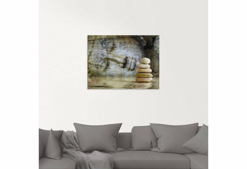 Artland Glasbild »Wassertempel«, Zen (1 Stück)-Bilder-Ideen für dein Zuhause von Home Trends