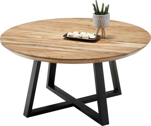 MCA furniture Couchtisch »Safaga«, Wohnzimmertisch Rund Massivholz lackiert-Tische-Inspirationen