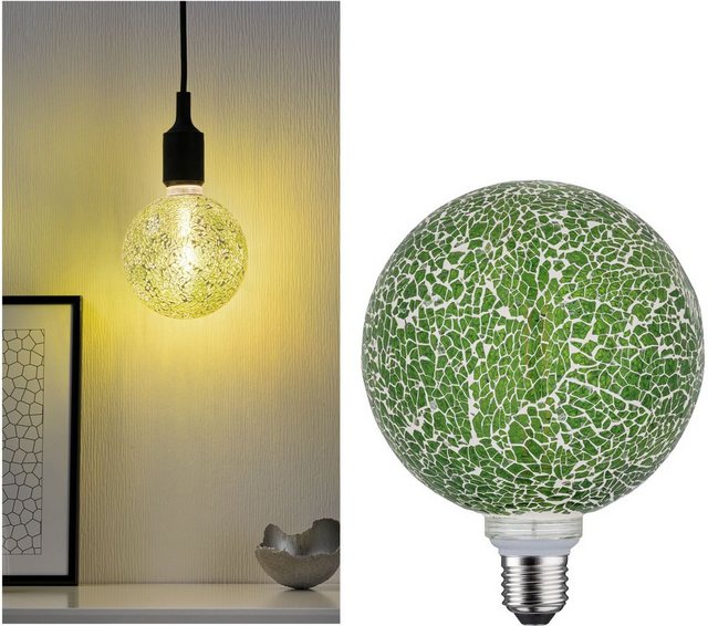 Paulmann »Miracle Mosaic Grün E27 2700K dimmbar« LED-Leuchtmittel, E27, 1 Stück, Warmweiß-Leuchtmittel-Inspirationen