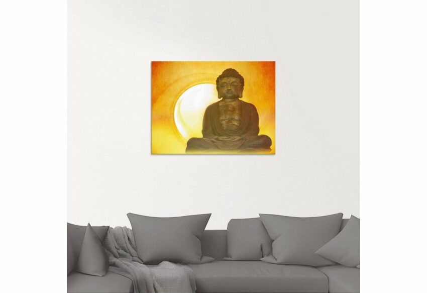 Artland Glasbild »Buddha 2«, Religion (1 Stück)-Bilder-Ideen für dein Zuhause von Home Trends