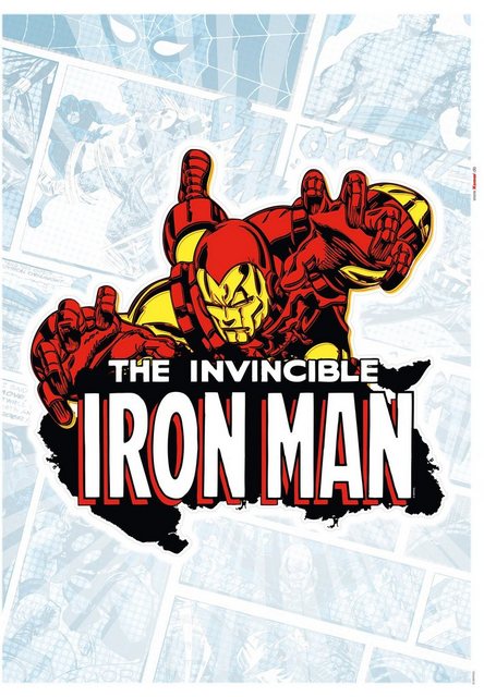 Komar Wandtattoo »Iron Man Comic Classic« (1 Stück), 50 x 70 cm-Wandtattoos-Inspirationen
