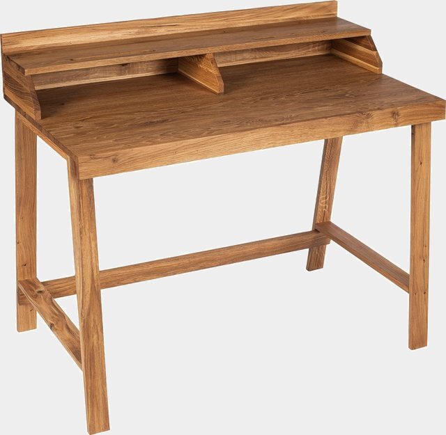 Holzzone Schreibtisch »Simply«, aus hochwertigen Massivholz Wildeiche oder Kernbuche, wohnraumtauglich für das Home office-Tische-Inspirationen