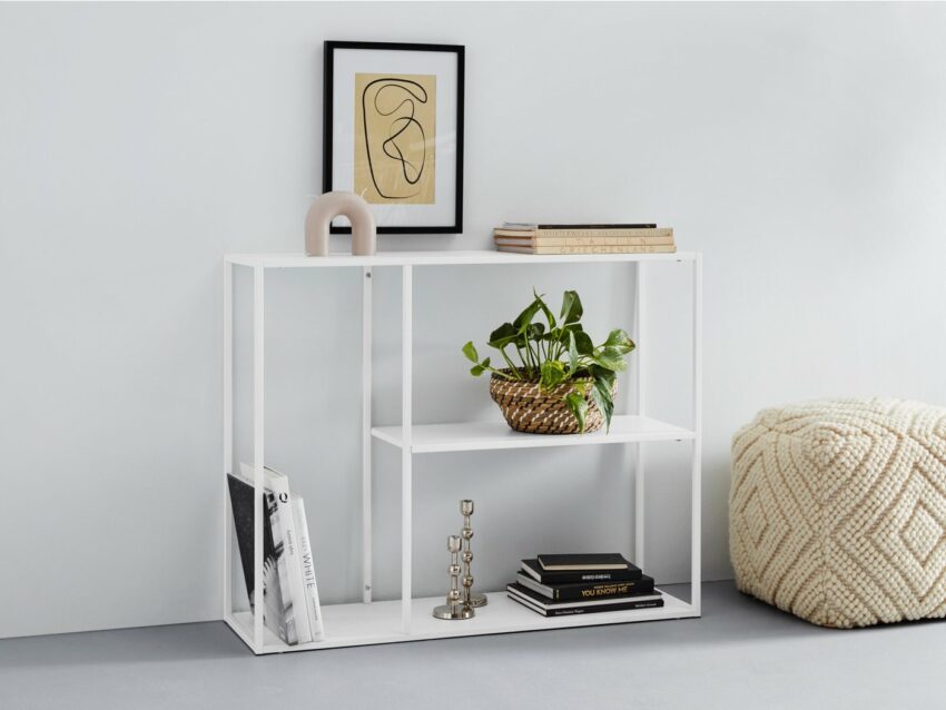andas Bücherregal »Kristofer«, aus Metall, in verschiedenen Farbvarianten und Größen erhältlich, Breite 100 cm-Regale-Ideen für dein Zuhause von Home Trends