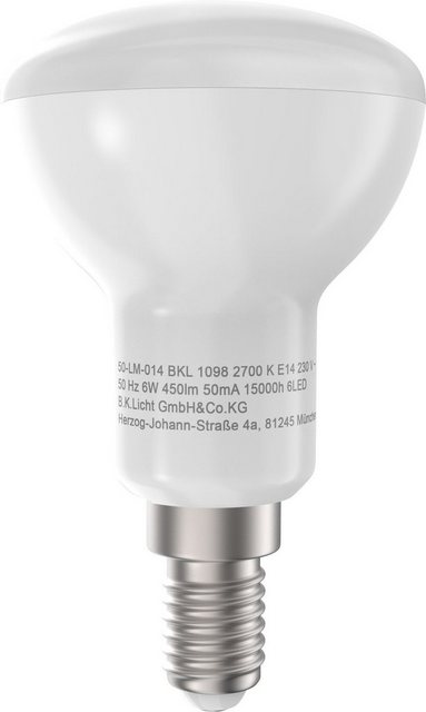 B.K.Licht LED-Leuchtmittel, E14, 5 Stück, Warmweiß, LED-Lampe Glühbirne 6 Watt 450 Lumen 2.700 Kelvin Energiesparlampe-Leuchtmittel-Inspirationen