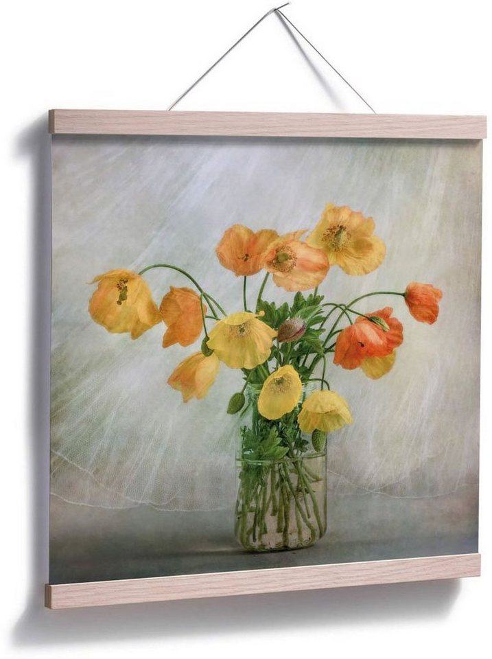 Wall-Art Poster »Mohnblumen Orange Gelb«, Blumen (1 Stück), Poster, Wandbild, Bild, Wandposter-Bilder-Ideen für dein Zuhause von Home Trends