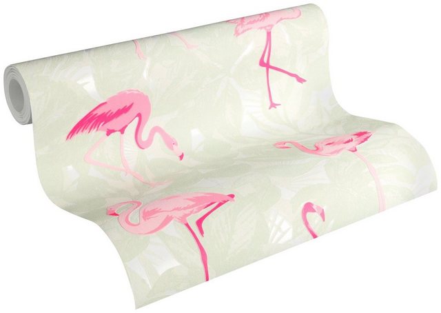 A.S. Création Vliestapete »Boys & Girls 6 mit Flamingos«, strukturiert, floral-Tapeten-Inspirationen