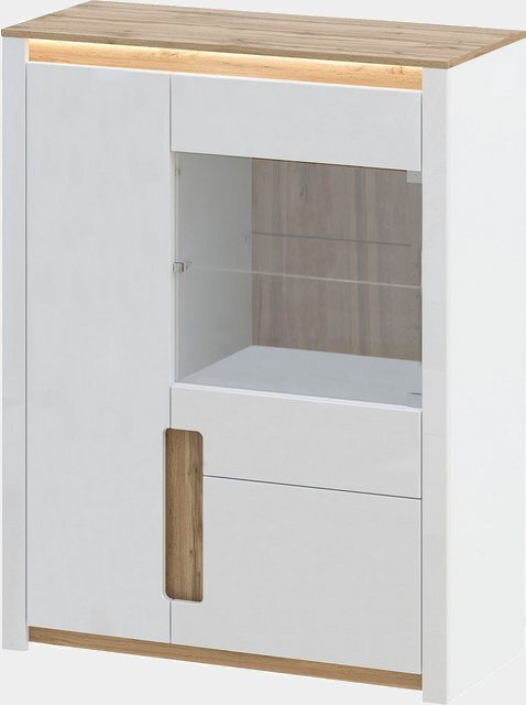 Home affaire Highboard »Liostro«, Highboard "Liostro" mit LEB-Beleuchtung, Push-to-open Funktion-Highboards-Inspirationen