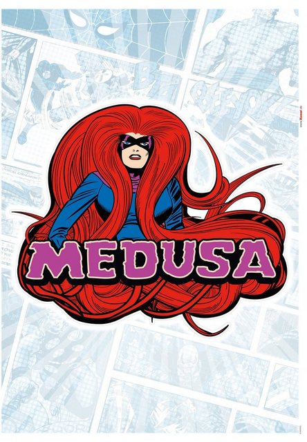 Komar Wandtattoo »Medusa Comic Classic« (1 Stück), 50 x 70 cm-Wandtattoos-Inspirationen