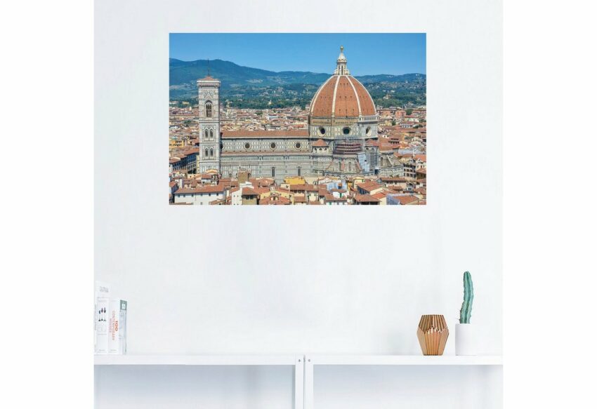 Artland Wandbild »Kathedrale in Florenz«, Florenz (1 Stück), in vielen Größen & Produktarten - Alubild / Outdoorbild für den Außenbereich, Leinwandbild, Poster, Wandaufkleber / Wandtattoo auch für Badezimmer geeignet-Bilder-Ideen für dein Zuhause von Home Trends