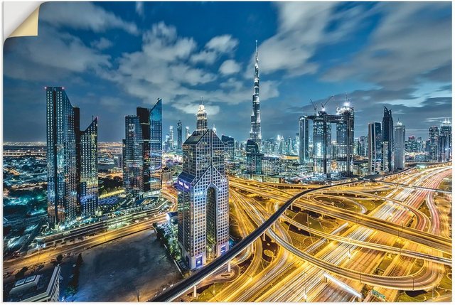Artland Wandbild »Dubai III«, Bilder von Asien (1 Stück), in vielen Größen & Produktarten - Alubild / Outdoorbild für den Außenbereich, Leinwandbild, Poster, Wandaufkleber / Wandtattoo auch für Badezimmer geeignet-Bilder-Inspirationen