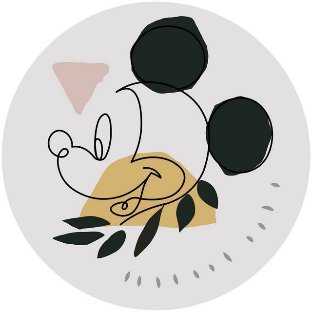 Komar Fototapete »Mickey Modern Art«, glatt, bedruckt, Comic, Retro, mehrfarbig, BxH: 128x128 cm, selbstklebend-Tapeten-Inspirationen