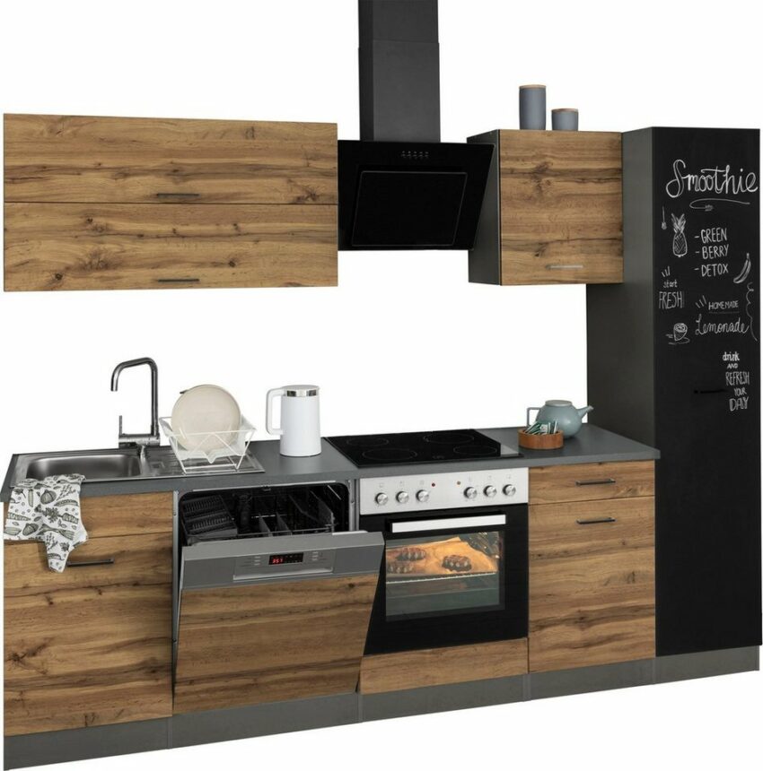 HELD MÖBEL Küchenzeile »Trier«, mit E-Geräten, Breite 270 cm-Küchenzeilen-Ideen für dein Zuhause von Home Trends