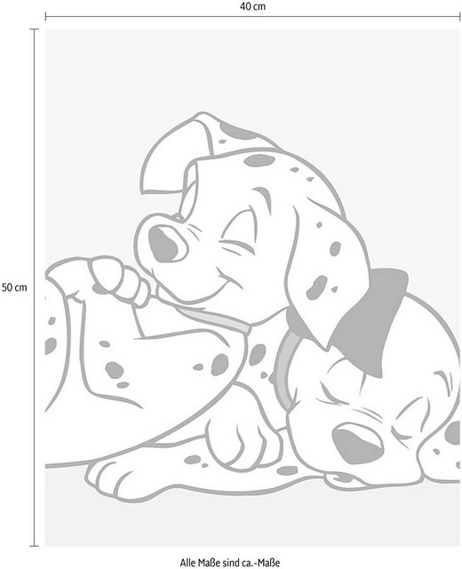 Komar Poster »101 Dalmatiner Cuddle«, Disney, Höhe: 70cm-Bilder-Inspirationen