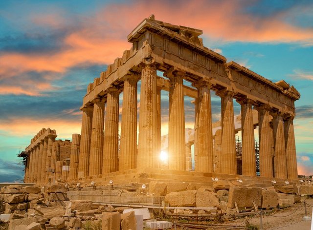Papermoon Fototapete »Parthenon Athens«, glatt-Tapeten-Inspirationen