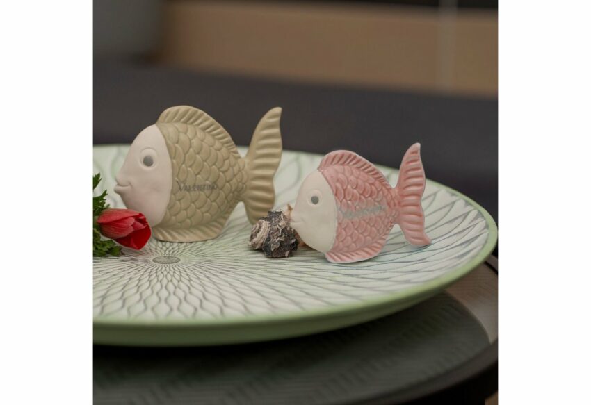 VALENTINO Wohnideen Tierfigur »Fisch Jette« (Set, 4 Stück), aus Keramik, glasiert-Figuren-Ideen für dein Zuhause von Home Trends