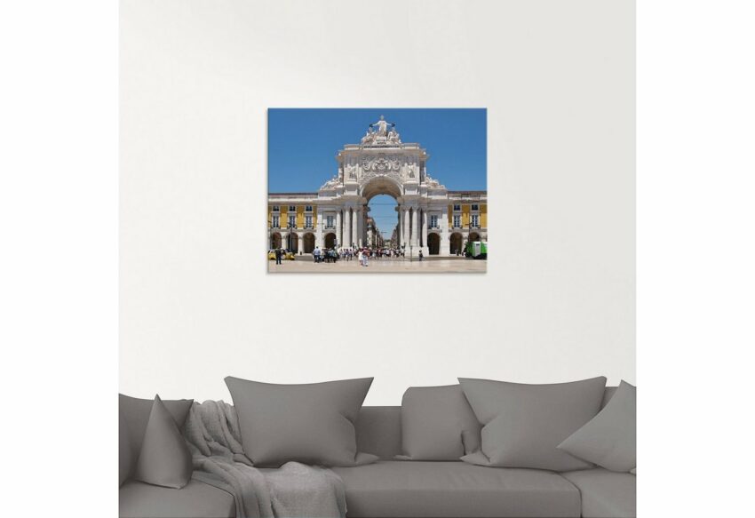 Artland Glasbild »Arco rua Augusta Lissabon«, Gebäude (1 Stück)-Bilder-Ideen für dein Zuhause von Home Trends