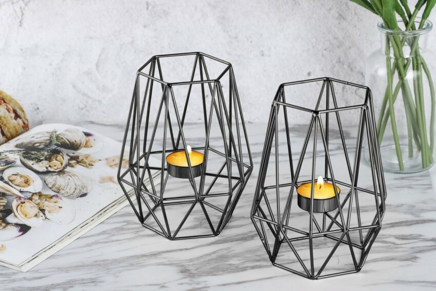 ECHTWERK Teelichthalter »Vintage Big« (Set, 2 Stück), moderner Kerzenhalter aus Eisen, Höhe ca. 17 cm-Kerzenhalter-Ideen für dein Zuhause von Home Trends