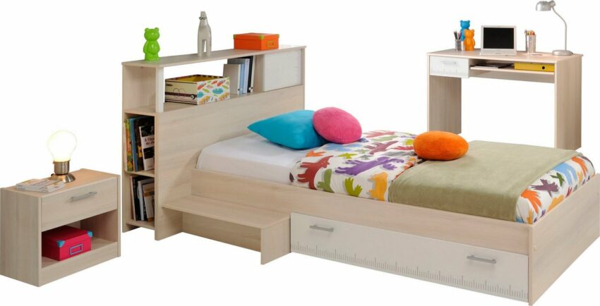 Parisot Jugendzimmer-Set »Charly 11«, (Set, 4-St), mit einem Schreibtisch-Komplettzimmer-Ideen für dein Zuhause von Home Trends