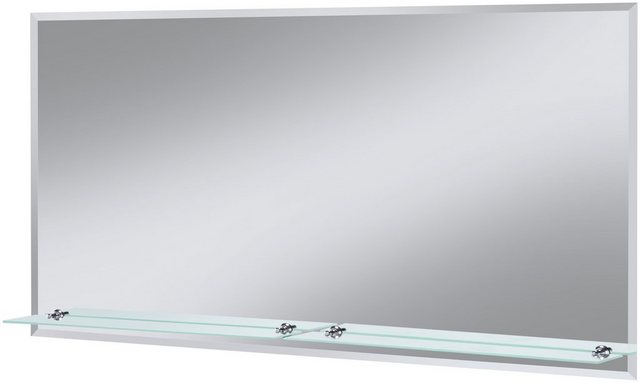 welltime Badspiegel »Flex«, 120 x 60 cm, mit Glasablage und Facettenschliff-Spiegel-Inspirationen