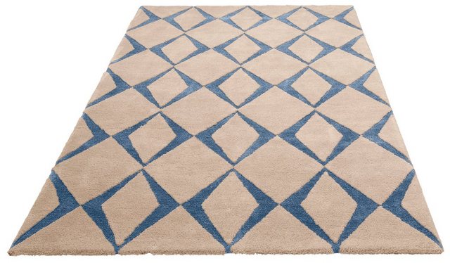 Teppich »Gernot«, Bruno Banani, rechteckig, Höhe 18 mm, Besonders weich durch Mikrofaser, Wohnzimmer-Teppiche-Inspirationen
