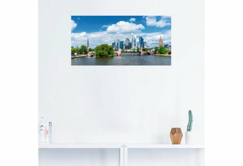 Artland Wandbild »Frankfurt am Main«, Deutschland (1 Stück), in vielen Größen & Produktarten - Alubild / Outdoorbild für den Außenbereich, Leinwandbild, Poster, Wandaufkleber / Wandtattoo auch für Badezimmer geeignet-Bilder-Ideen für dein Zuhause von Home Trends