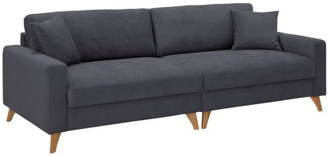 Home affaire Big-Sofa »Stanza«, incl. 2 Zierkissen und Keder, moderne Holzfüße, B/T/H: 254/113/89 cm-Sofas-Inspirationen