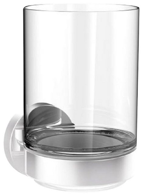 Emco Zahnputzbecher »Round«, (1-St), Ersatzglas für Glashalter, klar-Zahnputzbecher-Inspirationen