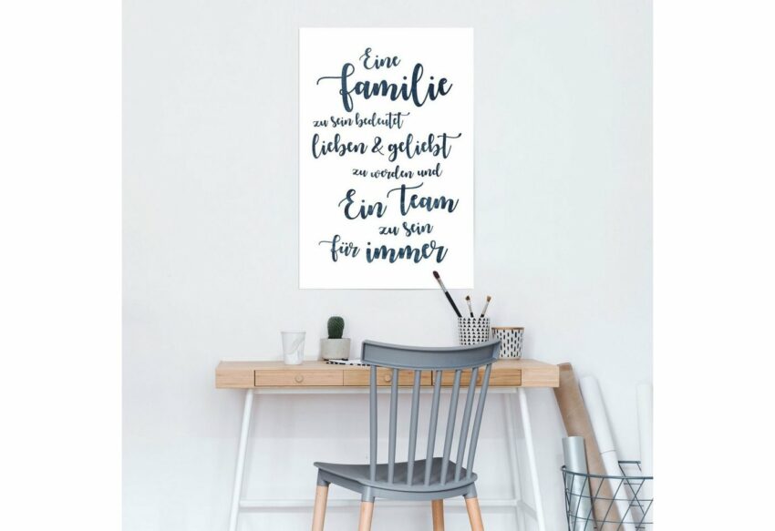 Reinders! Poster »Eine Familie, ein Team«, (1 Stück)-Bilder-Ideen für dein Zuhause von Home Trends