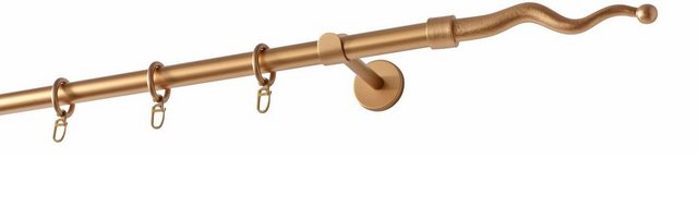 Gardinenstange »Botan«, GARESA, Ø 20 mm, 1-läufig, Wunschmaßlänge, inkl. je10 cm einen Ring + FH, Träger, Endknöpfe-Gardinenstangen-Inspirationen