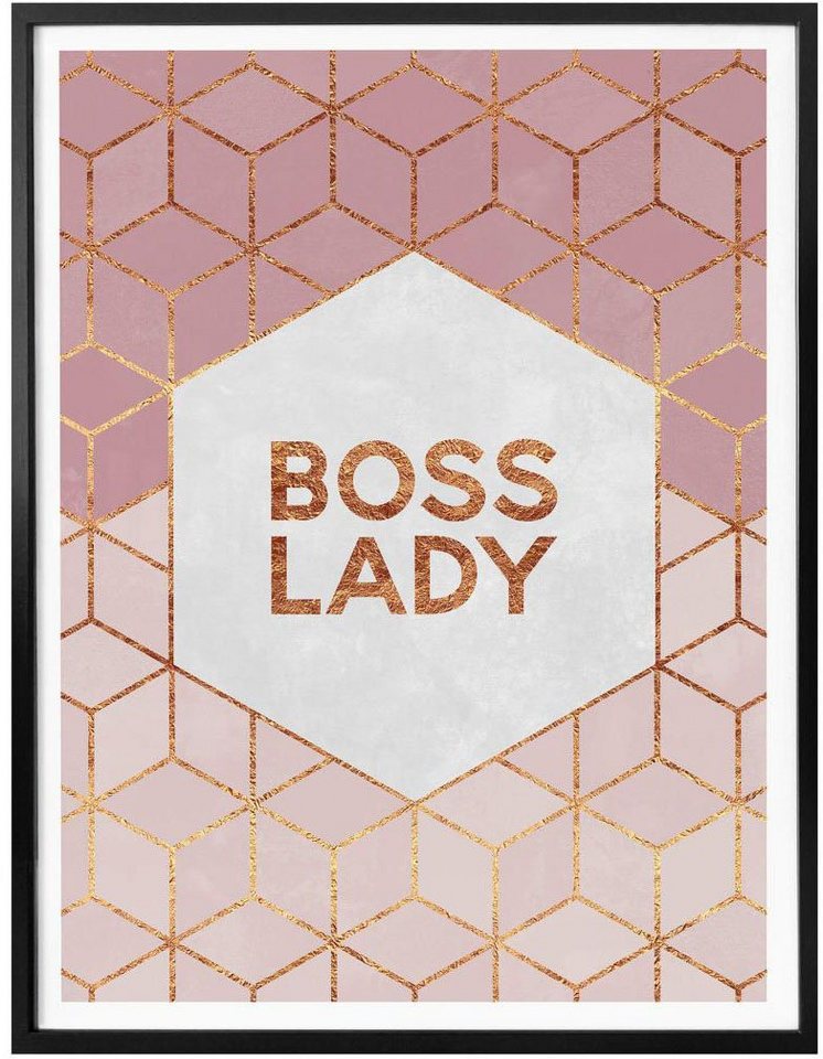 Wall-Art Poster »Boss Lady«, Personen (1 Stück)-Bilder-Ideen für dein Zuhause von Home Trends