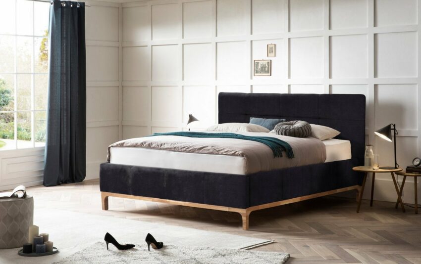 Leonique Polsterbett »Noan«, geräumiger Bettkasten, Lattenrahmen mit Gasdruckfedern, auch mit 7- Zonen-Matratze-Betten-Ideen für dein Zuhause von Home Trends