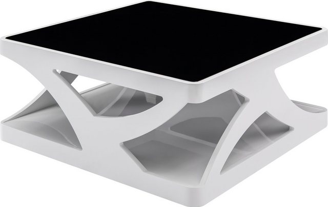 SalesFever Couchtisch, 10 mm Schwarzglasplatte, rechteckig oder quadratisch-Tische-Inspirationen