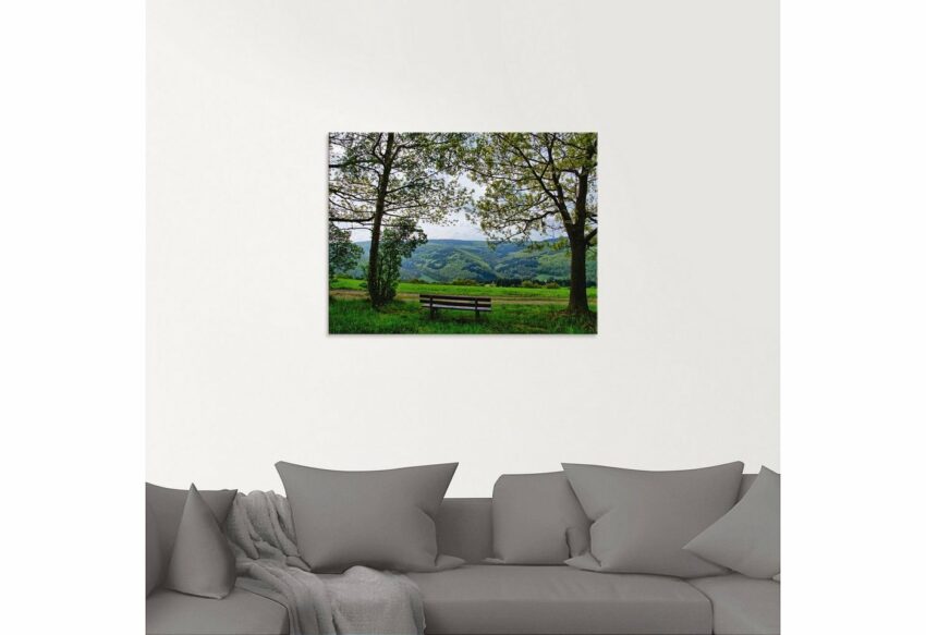 Artland Glasbild »Ausblick in den Frühling«, Felder (1 Stück)-Bilder-Ideen für dein Zuhause von Home Trends