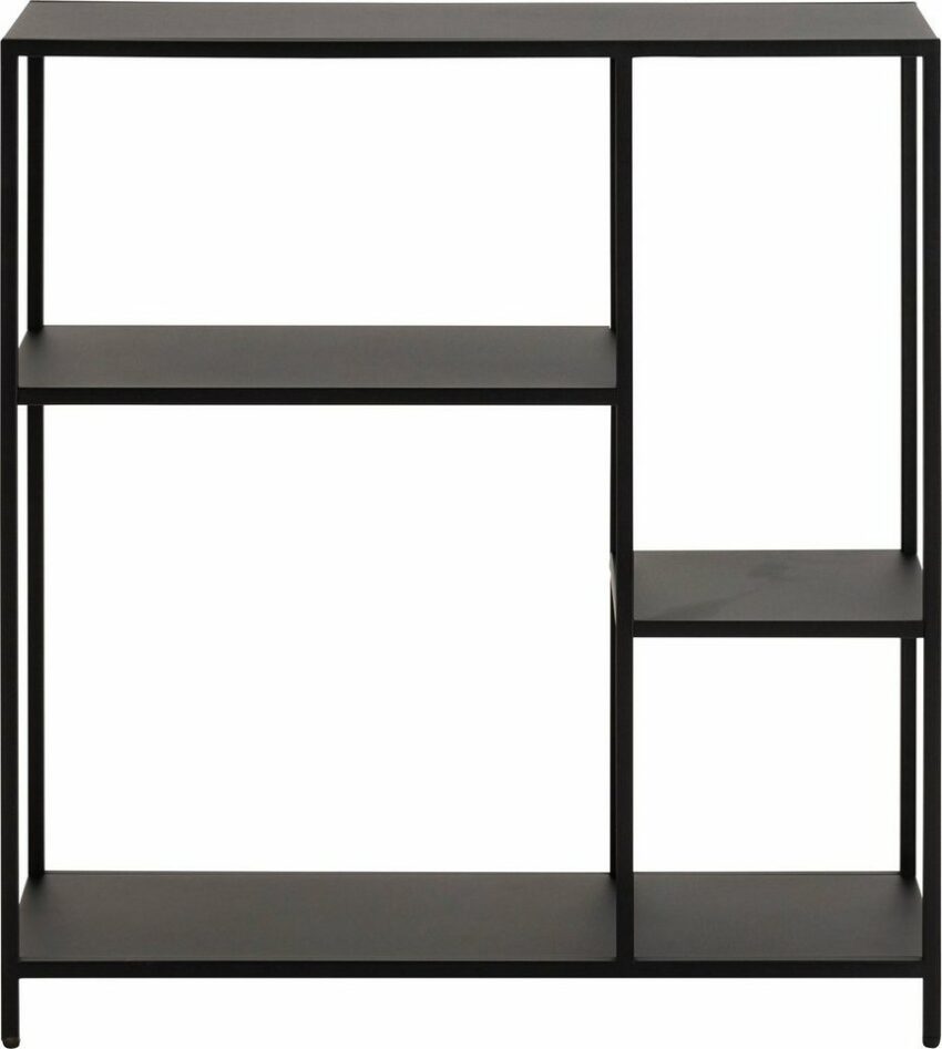 andas Bücherregal »New York«, Regal, aus einem schönen, schwarzem Metallgestell in gradliniger Optik, Höhe 86 cm, Assymetrisch-Regale-Ideen für dein Zuhause von Home Trends