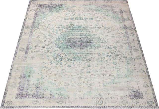 Teppich »Dario«, Leonique, rechteckig, Höhe 9 mm, Vintage Design, Wohnzimmer-Teppiche-Inspirationen