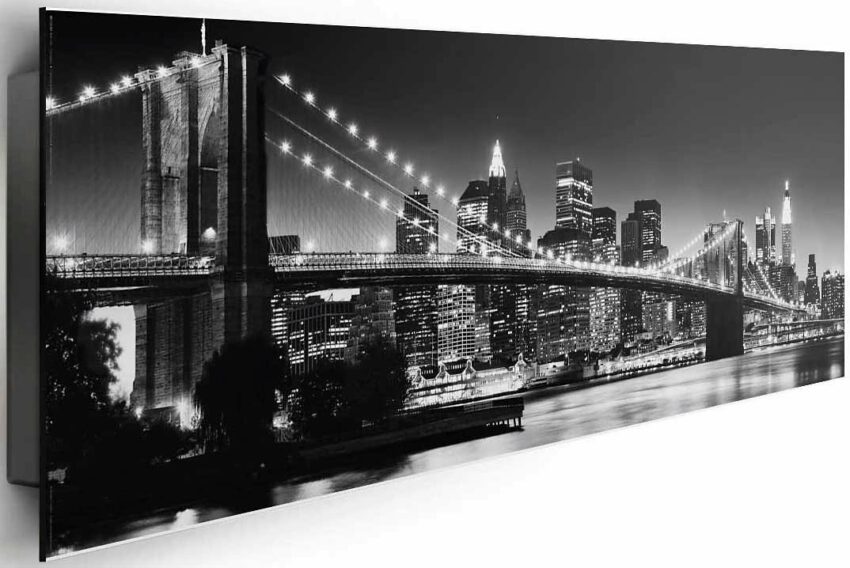 Reinders! Bild »New York - Brooklyn Bridge black &«, 90/30 cm-Bilder-Ideen für dein Zuhause von Home Trends