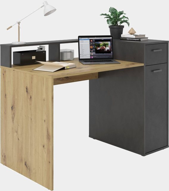 FMD Schreibtisch »Quebec«, Schreibtisch mit Schubkasten und Tür-Tische-Inspirationen
