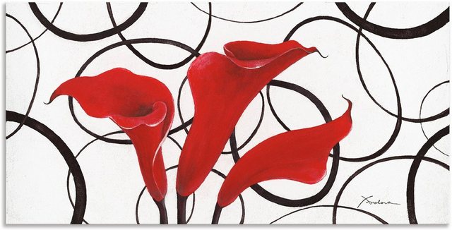 Artland Wandbild »Callas«, Blumen (1 Stück), in vielen Größen & Produktarten - Alubild / Outdoorbild für den Außenbereich, Leinwandbild, Poster, Wandaufkleber / Wandtattoo auch für Badezimmer geeignet-Bilder-Inspirationen