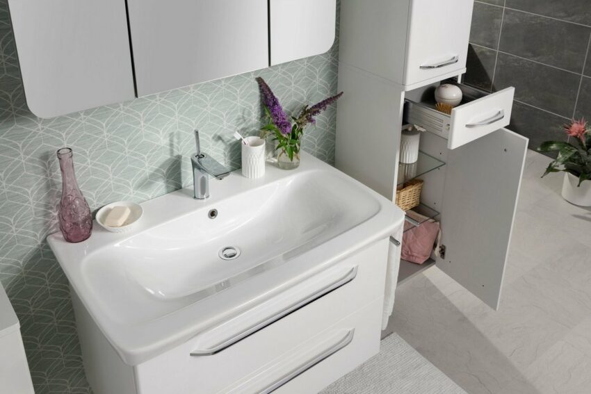 FACKELMANN Einbauwaschbecken »Milano« (1-St), kombinierbar mit Waschenbeckenbeleuchtung (Conura Light)-Waschbecken-Ideen für dein Zuhause von Home Trends